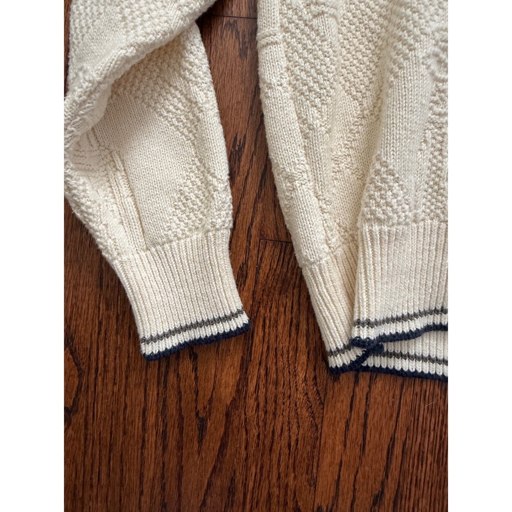Vintage Shenandoah Mens 90s Embroidered Chunky Knit Sweater M Preppy Oldmoney‎ - Picture 13 of 13